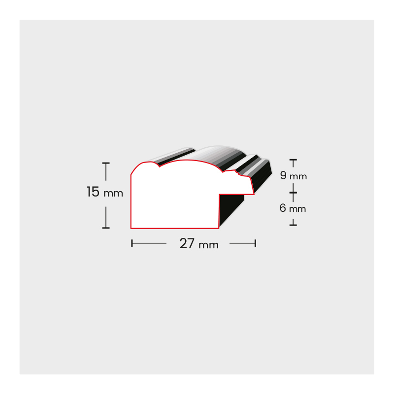 Ramka drewniana DRL F - ICAR Fabryka Ram