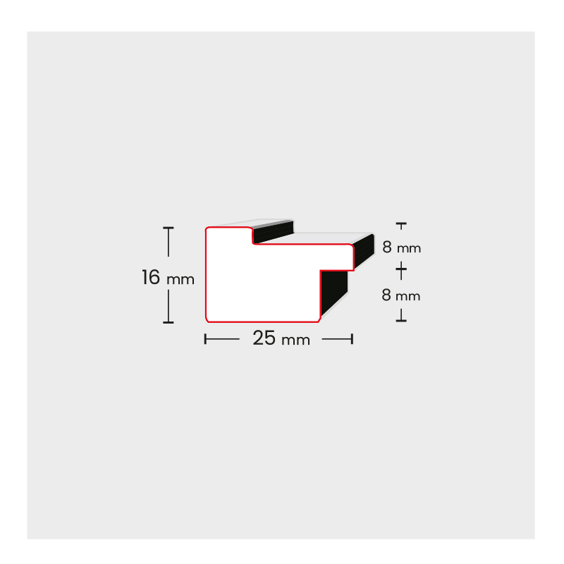 Ramka drewniana DRL M - ICAR Fabryka Ram