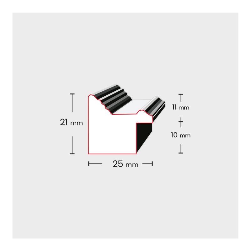 Ramka drewniana DRL Z - ICAR Fabryka Ram