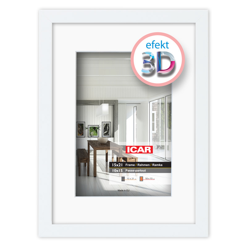 Ramka drewniana EFEKT 3D - ICAR Fabryka Ram