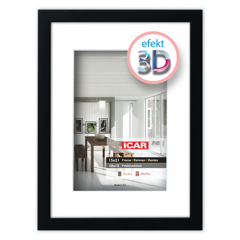 Ramka drewniana EFEKT 3D - ICAR Fabryka Ram