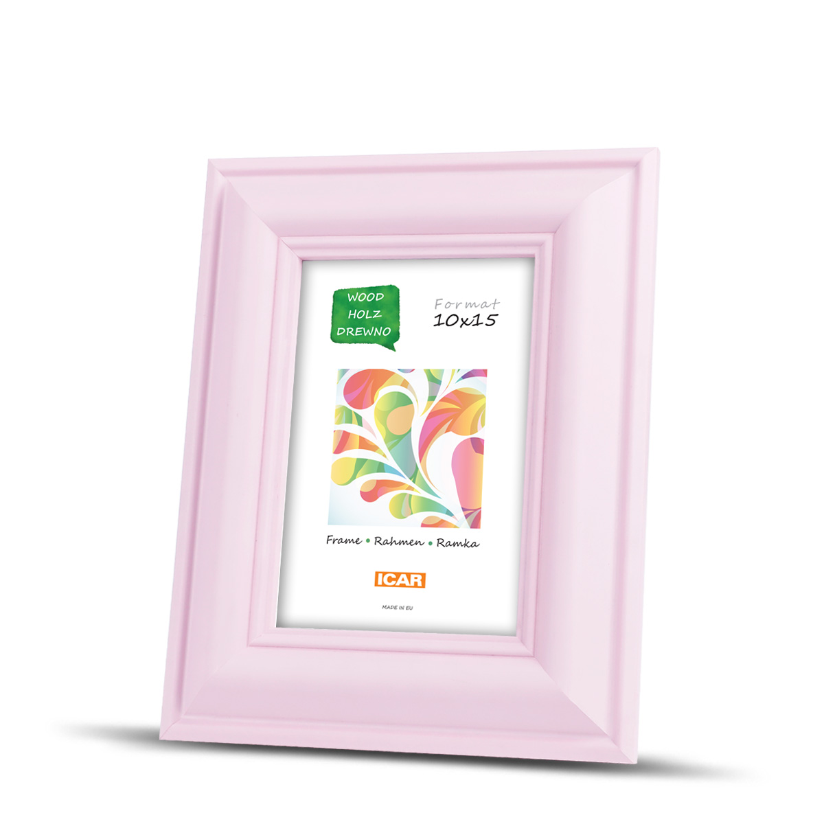 Ramka drewniana DRZG Z 6 różowy
