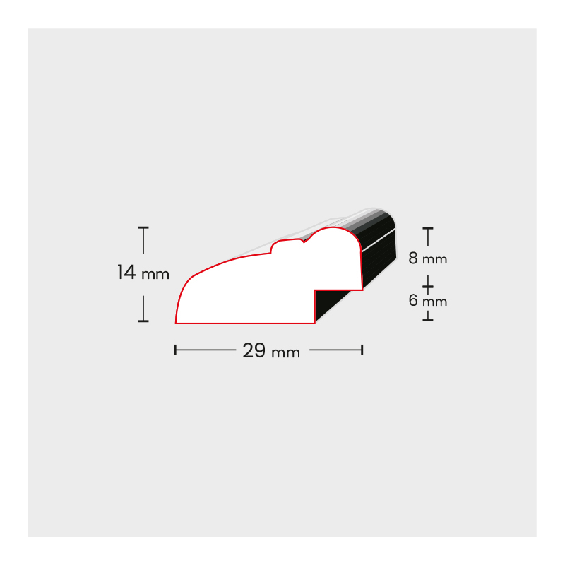 Ramka DRL S 78 DWUPAK złoty