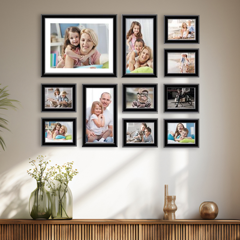 Ramka drewniana Galeria WALL GALLERY 2 czarny