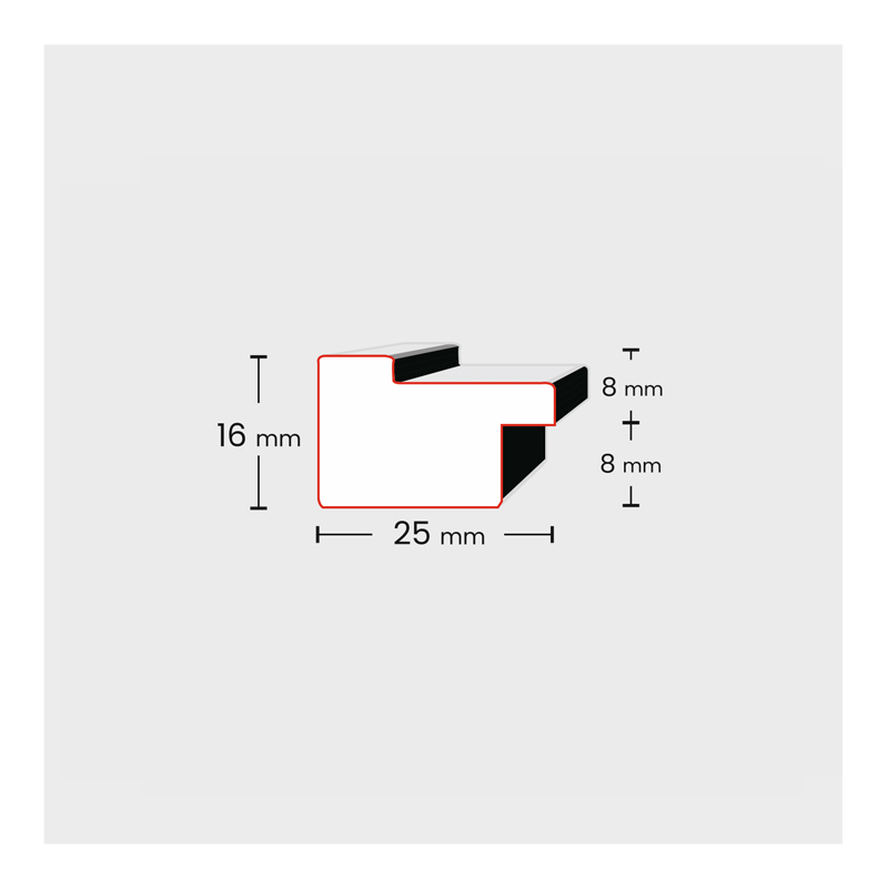 Ramka na zdjęcia GRADO DUO PAK BK dąb - kawa
