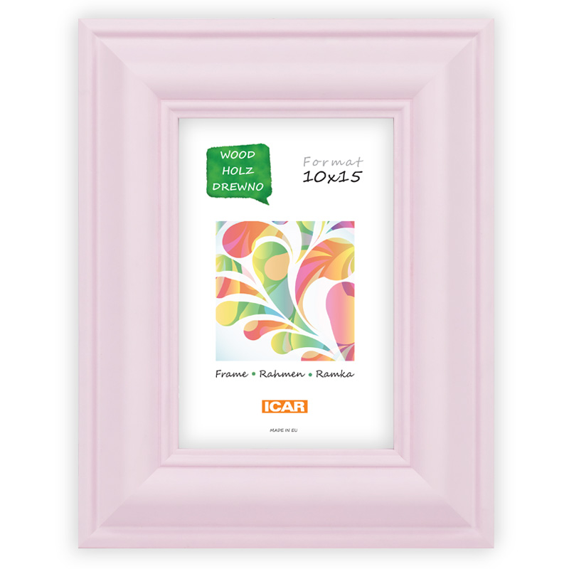 Ramka drewniana DRZG Z 6 różowy